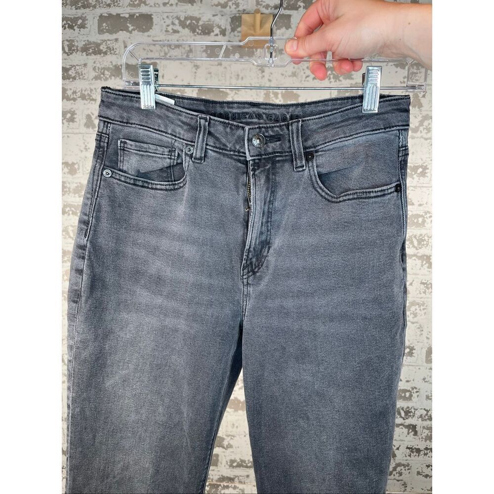 American Eagle | women black denim mom jean
